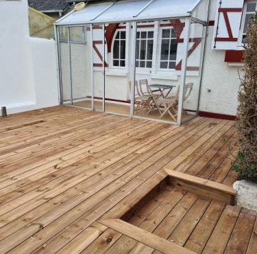 Charmante maison de bord de mer avec terrasse
