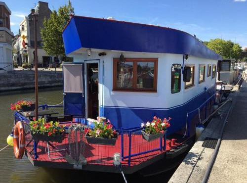 Charmante Péniche à Wambrechies - Terrasse et Parking - FR-1-510-201