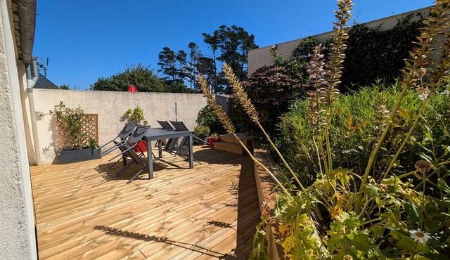 Charmante Propriete Jardin ET Terrasse à 1,5km de la mer