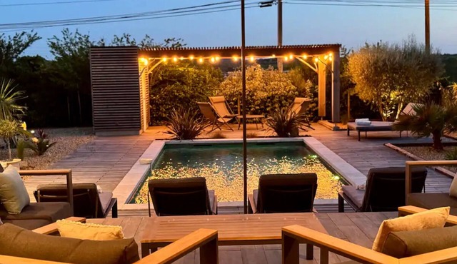 Charmante Villa, 10pers, Clim,piscine,grand Jardin