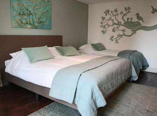 Charme rural, Chambre Verte confortable avec petit-déjeuner gourmet - FR-1-589-741
