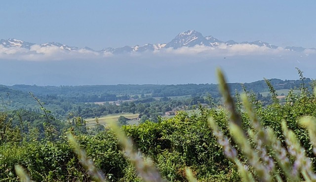 Charming GITE with PRIVATE SWIMMING POOL - Panoramic view of the Pyrenees!