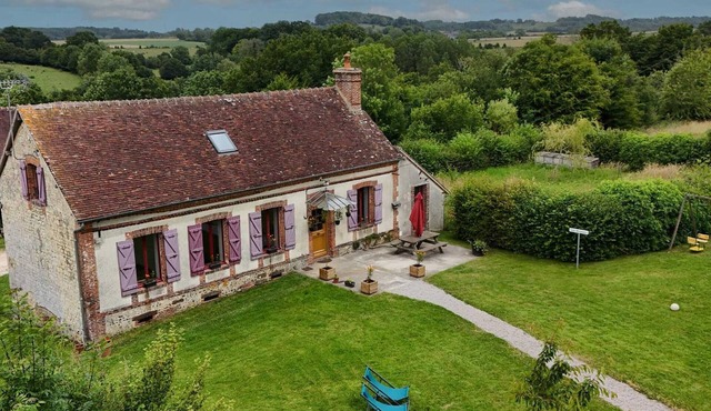 Charming cottage with garden and fireplace - Normandy