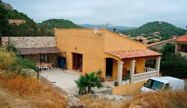 CHARMING VILLA IN VILLAGE OF CORBIERES MARITIME 7 KM FROM THE BEACH