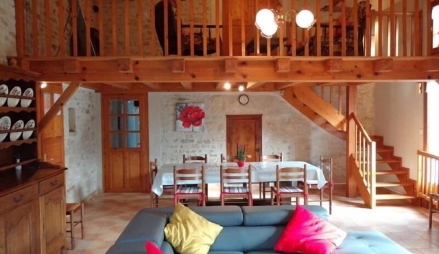 Charming Cottage with Private Pool, Sauna, and Garden in Saint-Juire-Champgillon