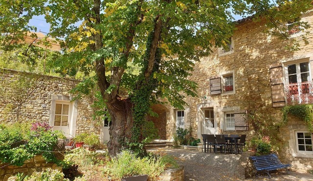Charming Provencal farmhouse with large swimming pool in the Valbonne forest