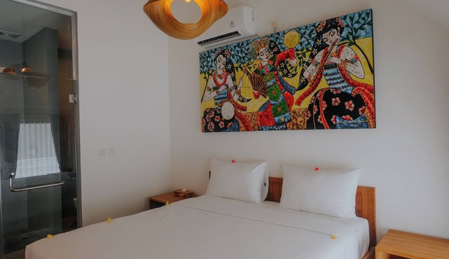 Charming 1-bedroom villa in delightful Kuta Lombok with WiFi, AC and Co-working