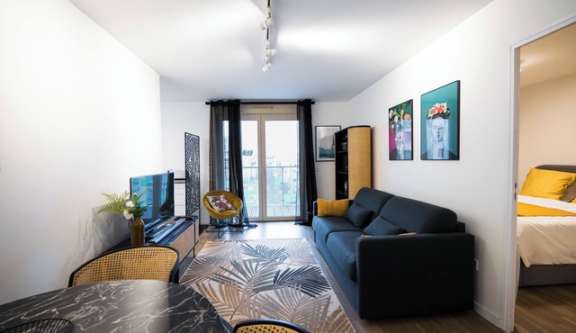 Charming 1-bedroom apartment in Courbevoie La defense perfect for your stay