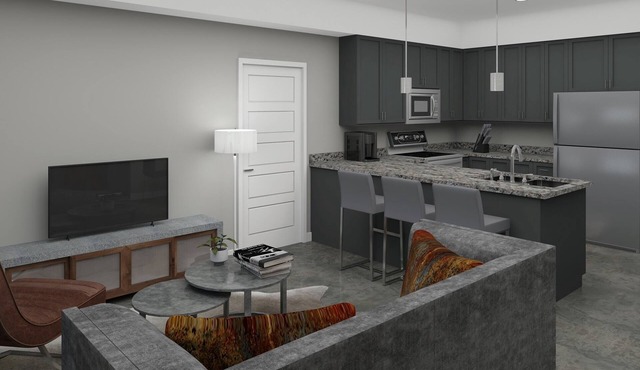 Charming 1-bedroom apartment with full kitchen and modern conveniences.