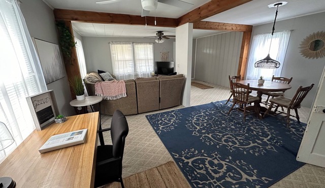 Charming 1-bedroom apartment in serene Volant with WiFi