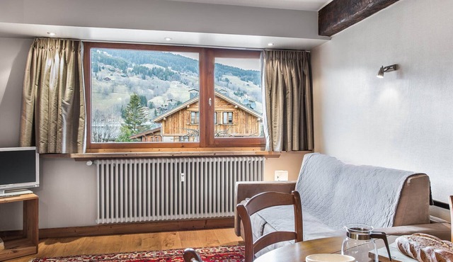 Charming 1-Bedroom in Megève Center for 3 People