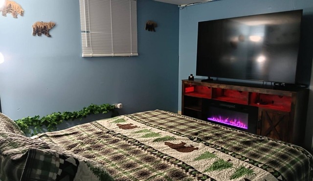 Charming 1-bedroom lower level house in Wytheville close to downtown. Sleeps 6-7