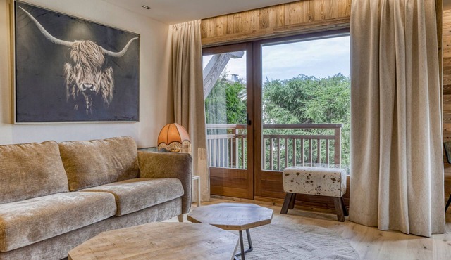 Charming 1-bedroom near Megève slopes