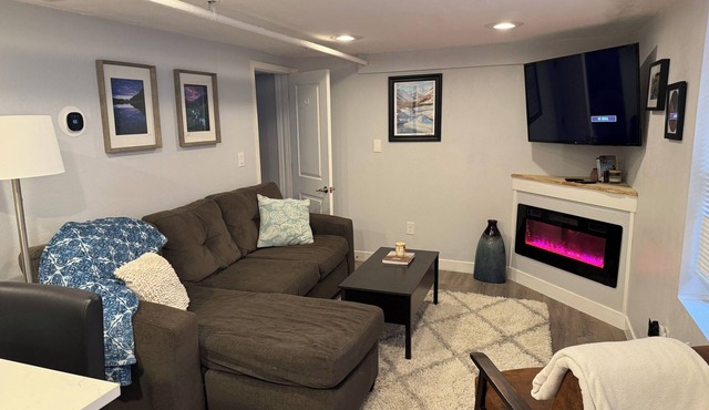 Charming 1 bedroom Wash Park guest suite w/fireplace