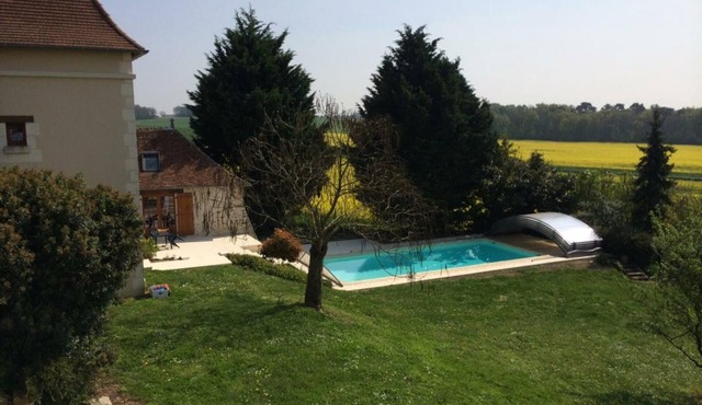 Charming 17th-century home in Touraine with private pool