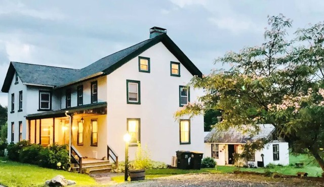 Charming 1800s Historic Stone Farmhouse on 4.5 lush acres