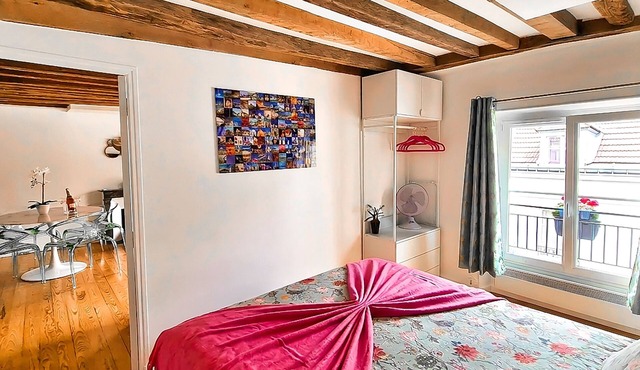 Charming 1820s Flat with Elevator & Queen size bed, near the Louvre