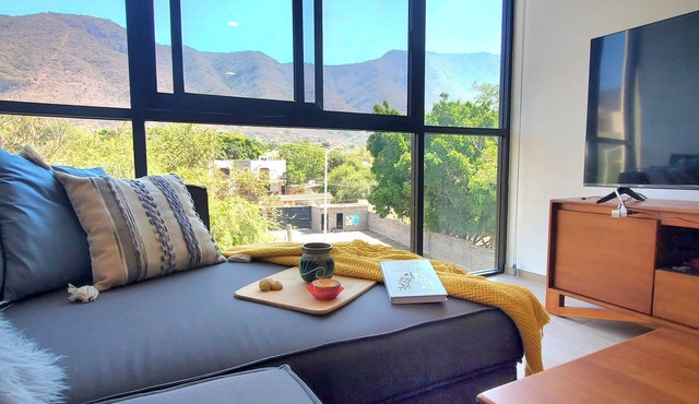 Charming 2-bdrm Condo with workspace, WiFi, pool w/patio, in serene Chantepec.