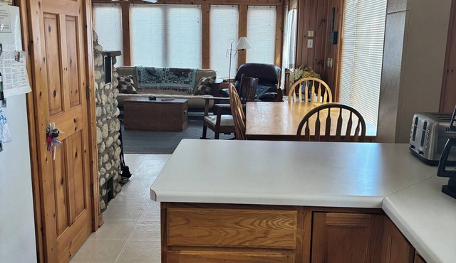 Charming 2-bedroom cottage on Long Lake Dundee. WI Property right on the water