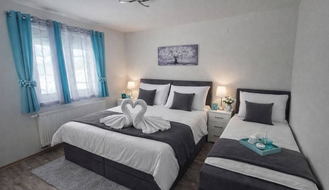 Charming 2-bedroom apartment with AC in cozy Smoljanac New open with Sauna