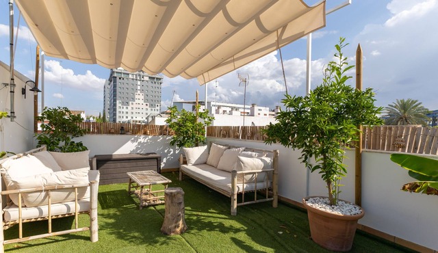 Charming 2 Bedroom Apartment with Private Roof Top in the Heart of Seville