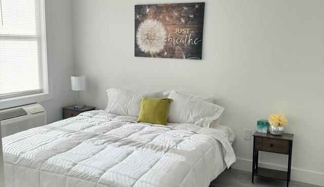 Charming 2-bedroom apartment in fabulous Bayonne with WiFi, AC, fitness room