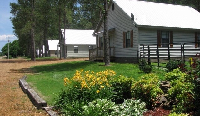 Charming 2-bedroom cabin with AC just 3 miles from Sardis lake.
