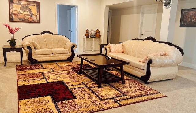 Charming 2-bedroom Basement Apt with WiFi, AC in delightful Bryans Road Maryland