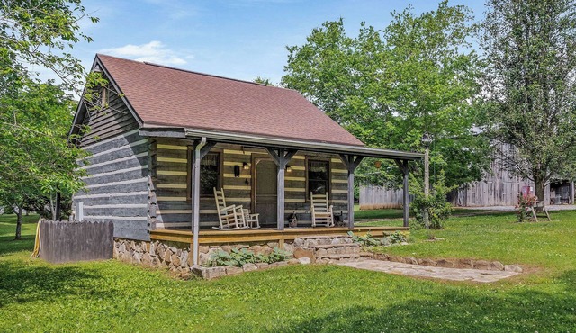 Charming 2 Bedroom Cabin in Nature with Antique Furnishings, Fire Pit, and More!