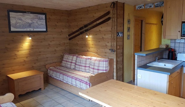 Charming 2-room apartment near slopes, 4 people, Arc 1600