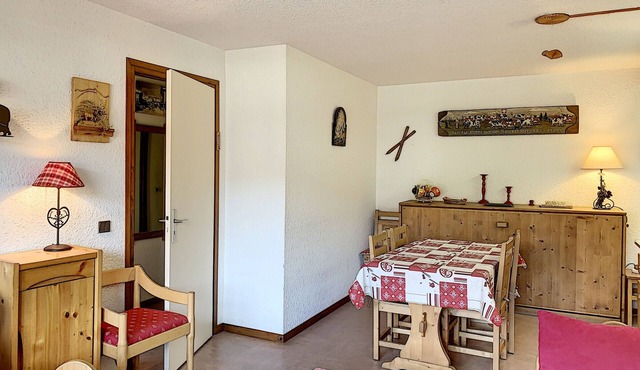 Charming 2-room apartment + studio in Combloux center