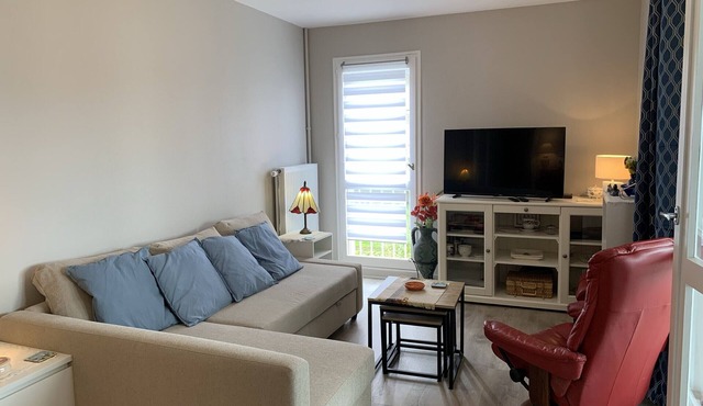 Charming 2-Room Apartment Near Beach & Town Center in Cabourg