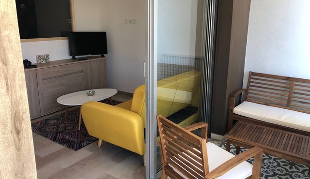 Charming 2-room renovated with large terrace open view in Cannes