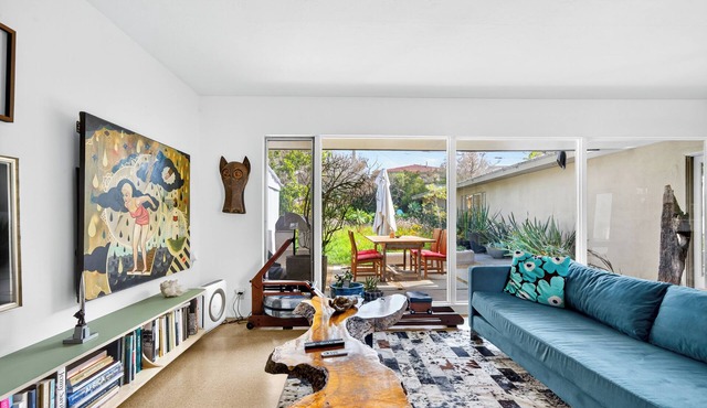 Charming 2BR House with Lush Backyard & Office