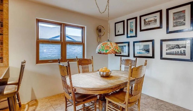Charming 3-bedroom, 2-bath house in Santa Fe with fully furnished guest house.
