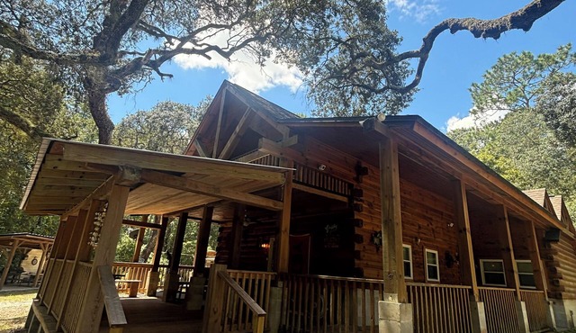 Charming 3 Bedroom, 2 Bath Custom Built Log Cabin in Ocala National Forest.
