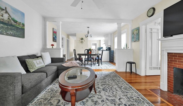 Charming 3-Bedroom Apartment in Watertown + WiFi, Parking & More