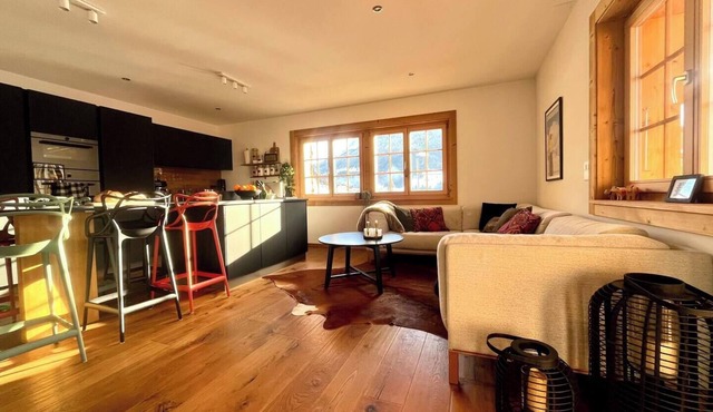 Charming 3-bedroom flat in cozy Château-d’Œx chalet