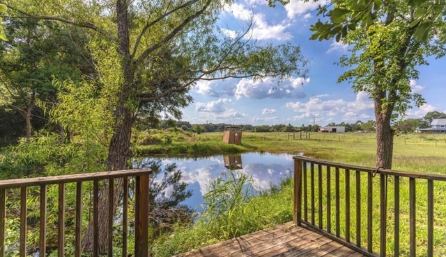 Charming 3-bedroom country cottage on a nSmall pond