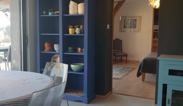 Charming 3-bedroom farmhouse with inground heated pool and complete privacy.