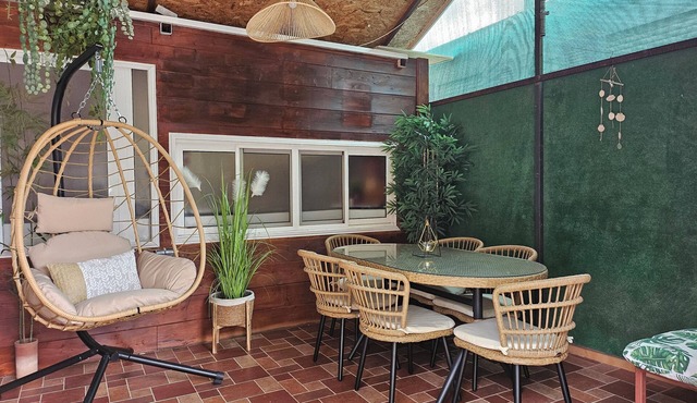 Charming 3-bedroom mobile home with WiFi, AC in gorgeous Playa Honda in La Manga