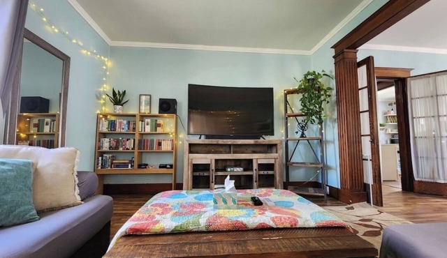 Charming 3-bedroom house in wonderful Rhinelander with WiFi, AC, Screened porch