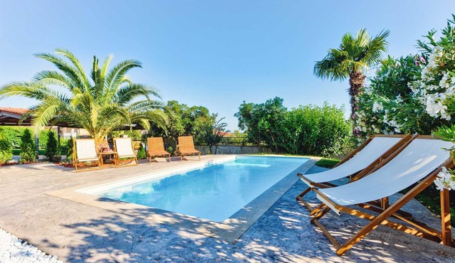 Charming 3 bedroom villa with pool surrounded by greenery