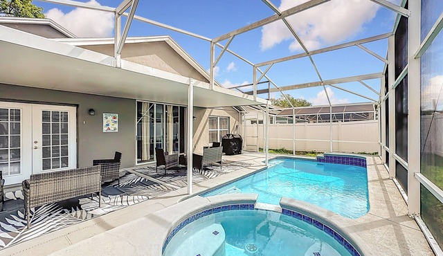 Charming 3-bedroom villa in adorable Kissimmee with AC