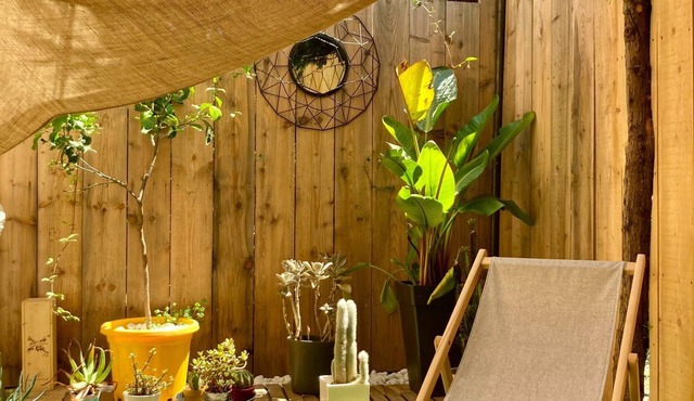 Charming 3 p. garden level 5 min walk from Valbonne village