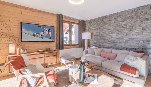 Charming 3-room apartment with balcony and wifi in Huez