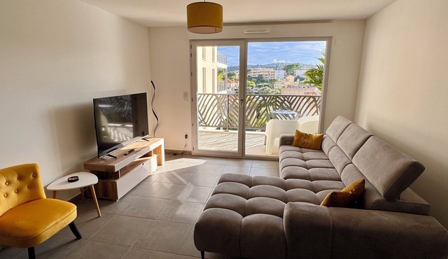Charming 3 rooms located in Le Cannet, near Cannes