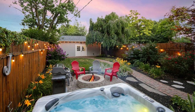 Charming 3BR w/Hot Tub + Garden | Near OSU + More