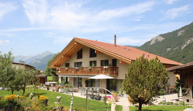 Charming 4-bedroom country house in fantastic Meiringen with pool, hot tub, WiFi