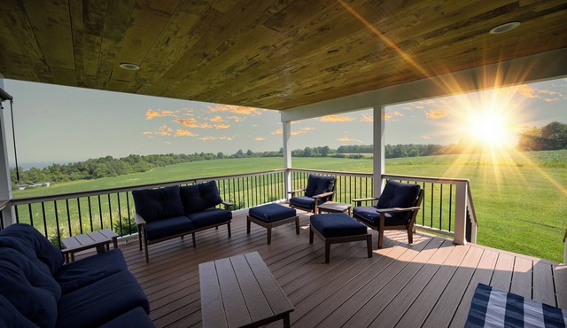 Charming 4-bedroom farmhouse on 68 acres with breathtaking views